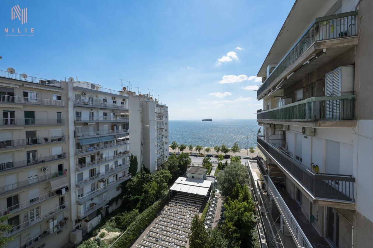 شقة Awesome Sea View, Nilie Hospitality Mgmt سالونيك المظهر الخارجي الصورة